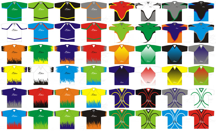 hotové vzory fotbalových dresů